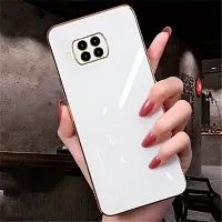 SUNNY FASHION Back Cover for Xiaomi Mi 10i 5G Liquid TPU Silicone Shockproof Flexible with Camera Protection Soft Back Cover Case for Xiaomi Mi 10i 5G (White)-thumb2