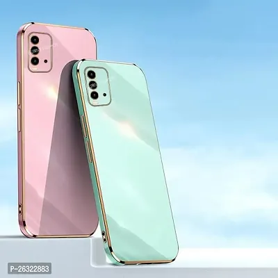 SUNNY FASHION Back Cover Xiaomi Redmi 9 Power Liquid TPU Silicone Shockproof Flexible with Camera Protection Soft Back Cover Cover for Xiaomi Redmi 9 Power (Mint Green)-thumb2
