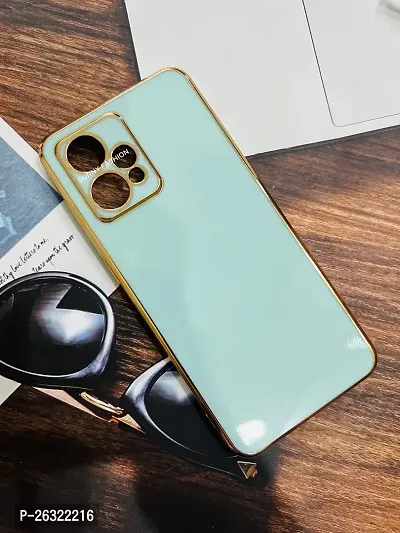 Sunny Fashion Back Cover for Realme 9 Pro Plus 5G Liquid TPU Silicone Shockproof Flexible with Camera Protection Soft Back Cover Case for Realme 9 Pro Plus 5G (Mint Green)-thumb0
