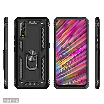 SUNNY FASHION Back Cover for Samsung Galaxy A50s / A50 / A30s Magnetic Ring Holder 360 Stand Shockproof Protection Dual Layer Bumper Hard Back Case for (Samsung Galaxy A50s / A50 / A30s, Black)-thumb2