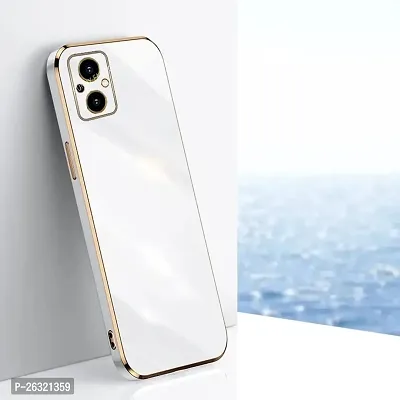 SUNNY FASHION Back Cover for Oppo F21 Pro 5G Liquid TPU Silicone Shockproof Flexible with Camera Protection Soft Back Cover Case for Oppo F21 Pro 5G (White)-thumb0