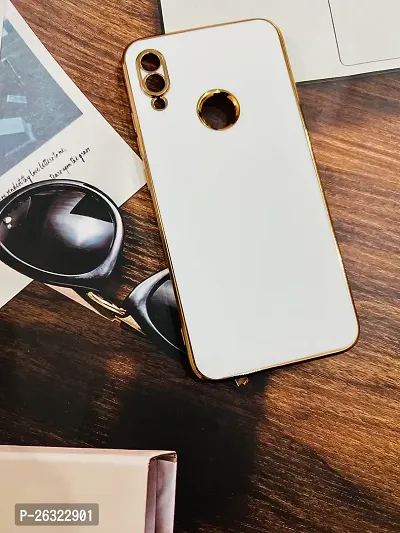 SUNNY FASHION Liquid TPU Silicone Shockproof Flexible with Camera Protection Soft Back Cover Case for Redmi Note 7 / Note 7 Pro/Note 7s (White)
