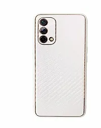 SUNNY FASHION Shockproof Carbon Fiber Armor Camera Protection Back Case Cover for OnePlus Nord CE 5G (White)-thumb3