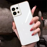 SUNNY FASHION Back Cover for Oppo Reno 8 5G Liquid TPU Silicone Shockproof Flexible with Camera Protection Soft Back Cover Case for Oppo Reno 8 5G (White)-thumb1