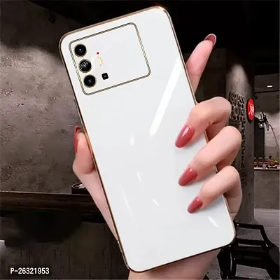 SUNNY FASHION Back Cover for Vivo X70 Pro Plus 5G Liquid TPU Silicone Shockproof Flexible with Camera Protection Soft Back Cover Case for Vivo X70 Pro Plus 5G (White)-thumb2