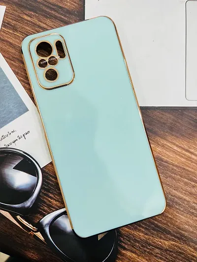 SUNNY FASHION Back Cover for Redmi Note 10/Note 10S Liquid TPU Silicone Shockproof Flexible with Camera Protection Soft Back Cover Case for Redmi Note 10/Note 10S