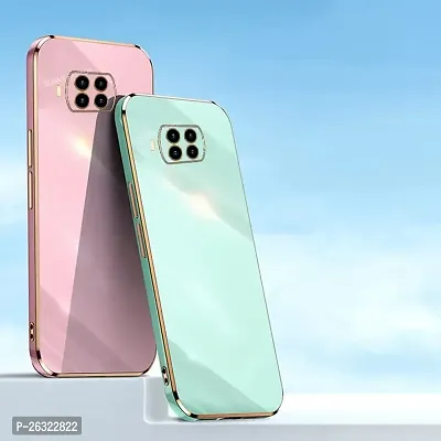 SUNNY FASHION Back Cover for Xiaomi Mi 10i 5G Liquid TPU Silicone Shockproof Flexible with Camera Protection Soft Back Cover Case for Xiaomi Mi 10i 5G (Mint Green)-thumb3