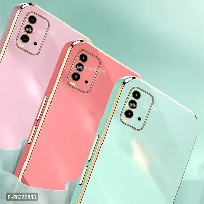 SUNNY FASHION Back Cover Xiaomi Redmi 9 Power Liquid TPU Silicone Shockproof Flexible with Camera Protection Soft Back Cover Cover for Xiaomi Redmi 9 Power (Mint Green)-thumb3