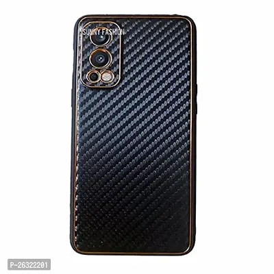 SUNNY FASHION Shockproof Carbon Fiber Armor Camera Protection Back Case Cover for OnePlus Nord 2 5G (Black)