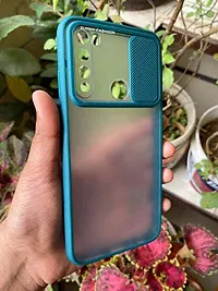 SUNNY FASHION Back Cover for Xiaomi Redmi 9 / Redmi 9C Camera Lens Slide Protection Matte Back Case Cover for (Xiaomi Redmi 9 / Redmi 9C, Dark Green)-thumb2