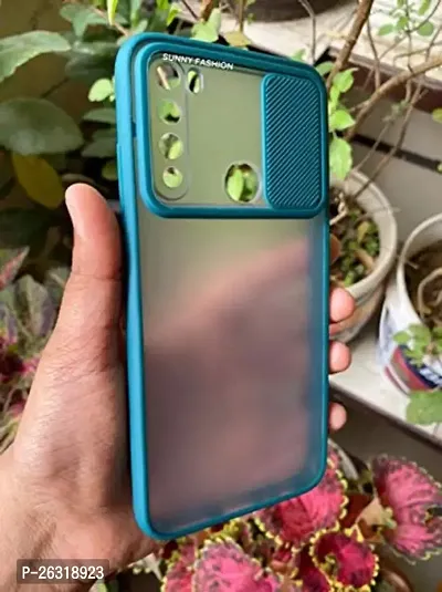 SUNNY FASHION Back Cover for Xiaomi Redmi 9 / Redmi 9C Camera Lens Slide Protection Matte Back Case Cover for (Xiaomi Redmi 9 / Redmi 9C, Dark Green)-thumb3