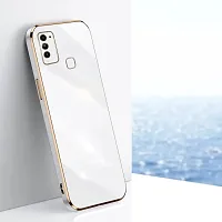 SUNNY FASHION Back Cover for Vivo Y50 / Y30 Liquid TPU Silicone Shockproof Flexible with Camera Protection Soft Back Case Cover for Vivo Y50 / Y30 (White)-thumb1