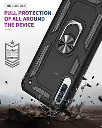 SUNNY FASHION Back Cover for Vivo S1 Magnetic Ring Holder 360 Stand Shockproof Protection Dual Layer Bumper Hard Back Case for (Vivo S1, Black)-thumb2