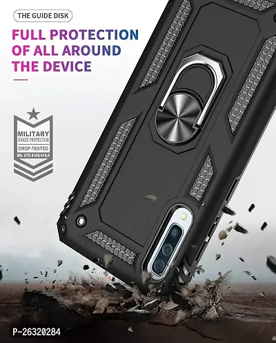 SUNNY FASHION Back Cover for Vivo S1 Magnetic Ring Holder 360 Stand Shockproof Protection Dual Layer Bumper Hard Back Case for (Vivo S1, Black)-thumb3