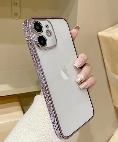 SUNNY FASHION Shockproof Transparent Silicone Back Cover Case Compatible with iPhone 11