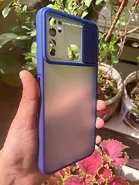 SUNNY FASHION Back Cover for Xiaomi Redmi 9 / Redmi 9C Camera Lens Slide Protection Matte Back Case Cover for (Xiaomi Redmi 9 / Redmi 9C, Blue)-thumb1