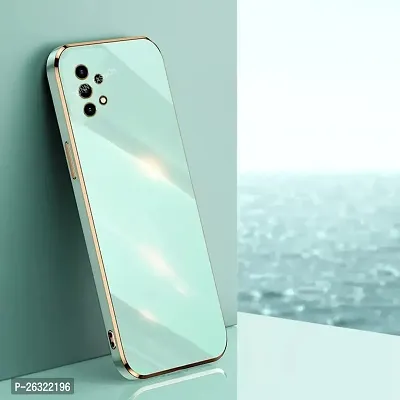 SUNNY FASHION Back Cover for Samsung Galaxy A13 4G Liquid TPU Silicone Shockproof Flexible with Camera Protection Soft Back Cover Case for Samsung Galaxy A13 4G (Mint Green)-thumb2