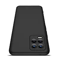 SUNNY FASHION Double Dip 3-in-1 Full 360 Protection Back Case Cover for Realme 8 Pro/Realme 8 (4G) (Black)-thumb2