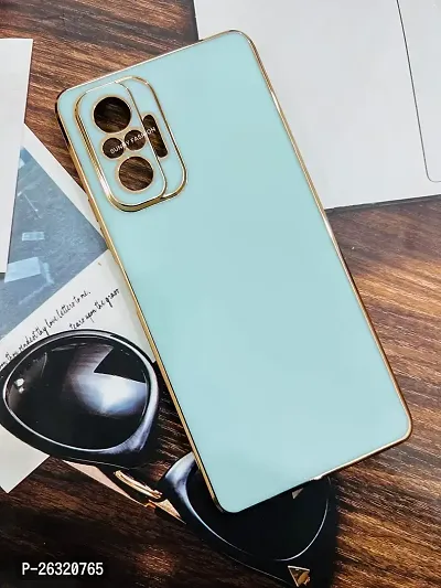 SUNNY FASHION Back Cover for Redmi Note 10 Pro/Note 10 Pro Max Liquid TPU Silicone Shockproof Flexible with Camera Protection Soft Back Cover Case for Redmi Note 10 Pro/Note 10 Pro Max (Mint Green)-thumb0