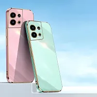 SUNNY FASHION Back Cover for Oppo Reno 8 5G Liquid TPU Silicone Shockproof Flexible with Camera Protection Soft Back Cover Case for Oppo Reno 8 5G (Mint Green)-thumb1