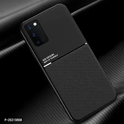 SUNNY FASHION Carbon Fiber Twill Pattern Back Case Case Cover for Samsung Galaxy M31 / F41 / M31 Prime - (Black)