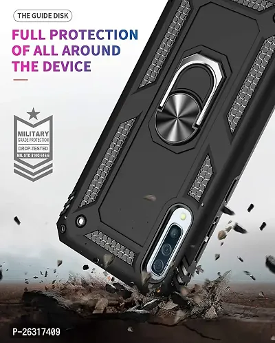 SUNNY FASHION Back Cover for Samsung Galaxy A50s / A50 / A30s Magnetic Ring Holder 360 Stand Shockproof Protection Dual Layer Bumper Hard Back Case for (Samsung Galaxy A50s / A50 / A30s, Black)-thumb3