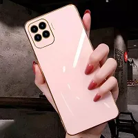 SUNNY FASHION Back Cover for Oppo F19 Pro Liquid TPU Silicone Shockproof Flexible with Camera Protection Soft Back Cover Case for Oppo F19 Pro (Pink)-thumb1