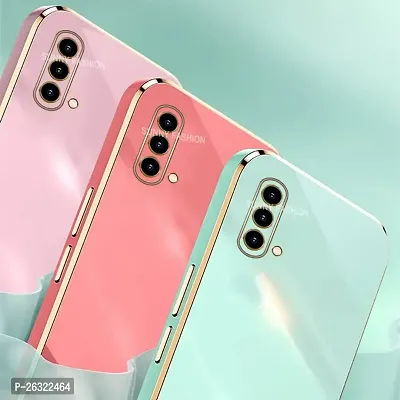 SUNNY FASHION Back Cover for OnePlus Nord CE 5G Liquid TPU Silicone Shockproof Flexible with Camera Protection Soft Back Cover Case for OnePlus Nord CE 5G (Mint Green)-thumb3