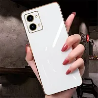 SUNNY FASHION Back Cover for OnePlus Nord 2T 5G Liquid TPU Silicone Shockproof Flexible with Camera Protection Soft Back Cover Case for OnePlus Nord 2T 5G (White)-thumb1