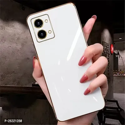 SUNNY FASHION Back Cover for OnePlus Nord 2T 5G Liquid TPU Silicone Shockproof Flexible with Camera Protection Soft Back Cover Case for OnePlus Nord 2T 5G (White)-thumb2