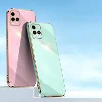 SUNNY FASHION Liquid TPU Silicone Shockproof Flexible with Camera Protection Soft Back Case Cover for Vivo Y21 / Y21T / Y21A / Y21e / Y33s / Y33T (Mint Green)-thumb4