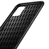 SUNNY FASHION Back Cover Vivo V20 Luxurious Glass Soft Edge Protective TPU Bumper Stunning Design Case for Vivo V20 - Black-thumb3