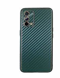SUNNY FASHION Shockproof Carbon Fiber Armor Camera Protection Back Case Cover for OnePlus Nord CE 5G (Dark Green)-thumb1