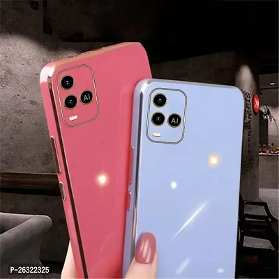 SUNNY FASHION Liquid TPU Silicone Shockproof Flexible with Camera Protection Soft Back Case Cover for Vivo Y21 / Y21T / Y21A / Y21e / Y33s / Y33T (Mint Green)-thumb4