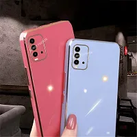 SUNNY FASHION Back Cover for Xiaomi Redmi 9 Power Liquid TPU Silicone Shockproof Flexible with Camera Protection Soft Back Cover Case for Xiaomi Redmi 9 Power (Blue)-thumb3