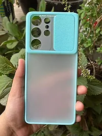 SUNNY FASHION Back Cover for Samsung Galaxy A52 Power Camera Lens Slide Protection Stylish Matte Back Case Cover for Samsung Galaxy A52 (Mint Green)-thumb3