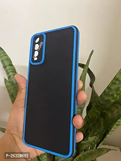 SUNNY FASHION Back Case Cover for Vivo Y20 / Y20i Shockproof | Hybrid Bumper | 360 Degree Camera Protection Back Cover for Vivo Y20 / Y20i (Blue)-thumb3