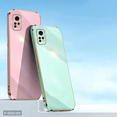 SUNNY FASHION Liquid TPU Silicone Shockproof Flexible with Camera Protection Soft Back Cover Case for Xiaomi Redmi Note 11 Pro / 11 Plus 5G (Mint Green)-thumb2