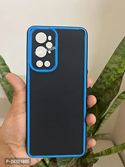 SUNNY FASHION Back Case Cover for OnePlus 9 Pro Shockproof | Hybrid Bumper | 360 Degree Camera Protection Back Cover for OnePlus 9 Pro (Blue)