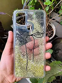 SUNNY FASHION Back Cover for Samsung Galaxy M31/F41/M31 Prime Designer Moving Liquid Bow Glitter Waterfall Girls Soft TPU Stylish Mobile Back Case Cover for Samsung Galaxy M31/F41/M31 Prime - Black-thumb3