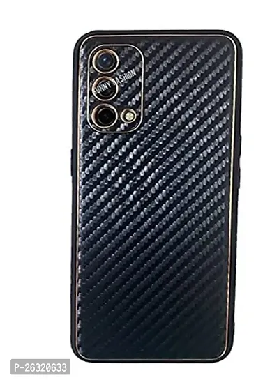 SUNNY FASHION Shockproof Carbon Fiber Armor Camera Protection Back Case Cover for OnePlus Nord CE 5G (Black)