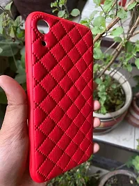 SUNNY FASHION Premium Shockproof Leather Back Case Cover Compatible with iPhone XR (Red)-thumb1