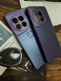 SUNNY FASHION OnePlus 11 5G Back Cover | Shockproof Back | Ultra Hyrbid | Full Camera Protection | Raised Edge | Bumper Back Case (Purple)-thumb2