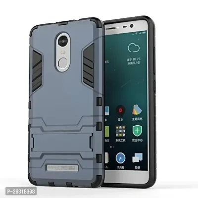 SUNNY FASHION Graphic Designed Kick Stand Hard Dual Rugged Armor Hybrid Bumper Back Case Cover For Xiaomi Mi Redmi Note 3-BLUE