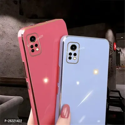 SUNNY FASHION Liquid TPU Silicone Shockproof Flexible with Camera Protection Soft Back Cover Case for Xiaomi Redmi Note 11 Pro / 11 Plus 5G (Mint Green)-thumb4