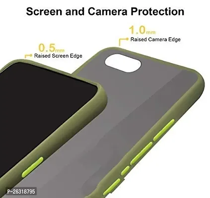 SUNNY FASHION Back Cover for Oppo A3s Hard Matte Finish Smoke Case with Soft Side Frame Fit Protective for (Oppo A3s, Lite Green)-thumb4