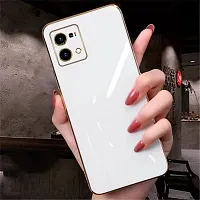 SUNNY FASHION Back Cover for Oppo F21 Pro 4G Liquid TPU Silicone Shockproof Flexible with Camera Protection Soft Back Cover Case for Oppo F21 Pro 4G (White)-thumb1