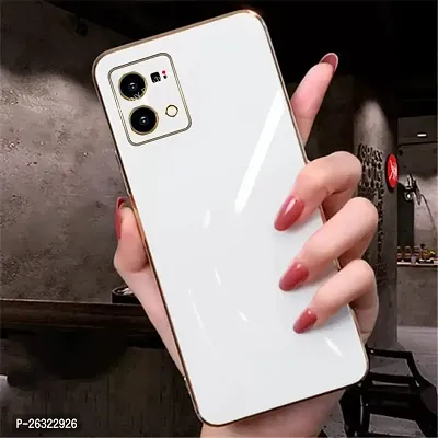 SUNNY FASHION Back Cover for Oppo F21 Pro 4G Liquid TPU Silicone Shockproof Flexible with Camera Protection Soft Back Cover Case for Oppo F21 Pro 4G (White)-thumb2