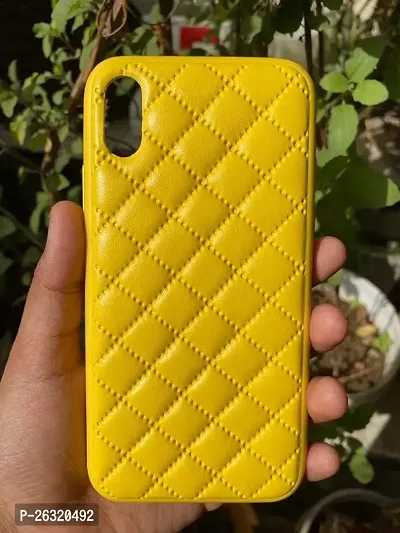 SUNNY FASHION Premium Shockproof Leather Case Cover Compatible with iPhone X/XS - Yellow