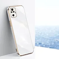 SUNNY FASHION Back Cover for Redmi Note 10 Pro/Note 10 Pro Max Liquid TPU Silicone Shockproof Flexible with Camera Protection Soft Back Cover Case for Redmi Note 10 Pro/Note 10 Pro Max (White)-thumb1